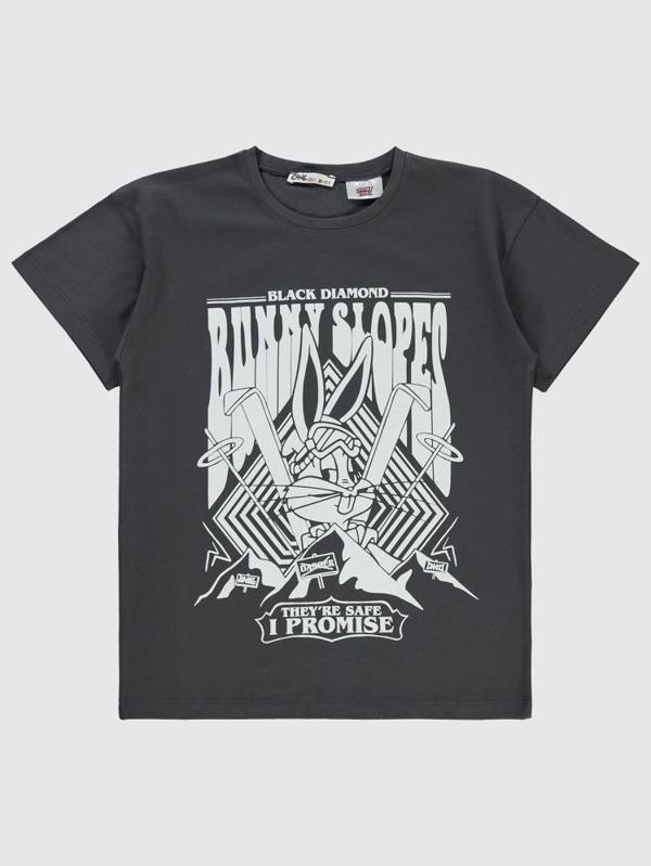 Bugs Bunny 10-13 Yaş Tişört - Gri10-11 Yaş - Image 1