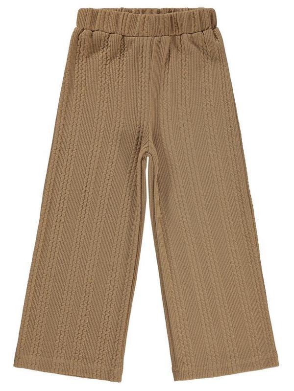 Civil Girls Bol Paça 10-13 Yaş Pantolon - Bej11-12 Yaş - Image 1