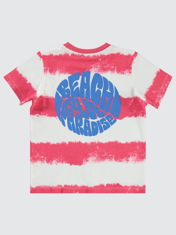 Civil Boys Surf Wave Baskılı 2-5 Yaş Tişört - Kırmızı2-3 Yaş - Image 1