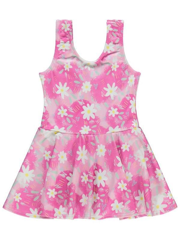 Civil Girls Papatya Desenli 2-12 Yaş Mayo - Pembe2-3 Yaş - Image 1