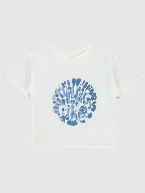 Civil Boys Summer Baskılı Oversize 10-13 Yaş Tişört - Lacivert12-13 Yaş - Image 1
