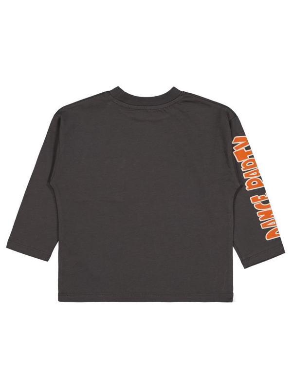J284 Civil Boys Dance Party Baskılı 2-5 Yaş Sweatshirt - Gri4-5 Yaş - Image 1