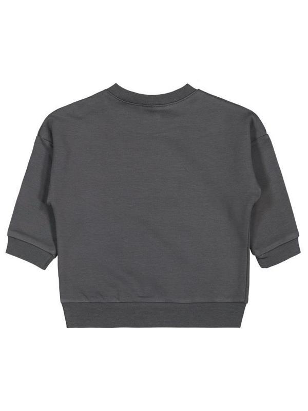 Civil Baby Teddy Baskılı 6-18 Ay Sweatshirt - Gri12-18 Ay - Image 1