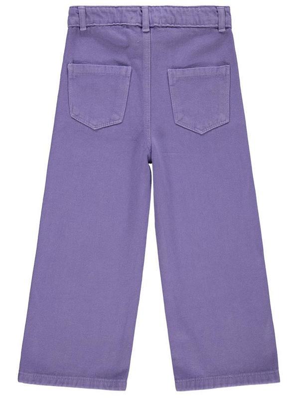 Civil Girls Çiçek Desenli 10-13 Yaş Pantolon - Lila10-11 Yaş - Image 1