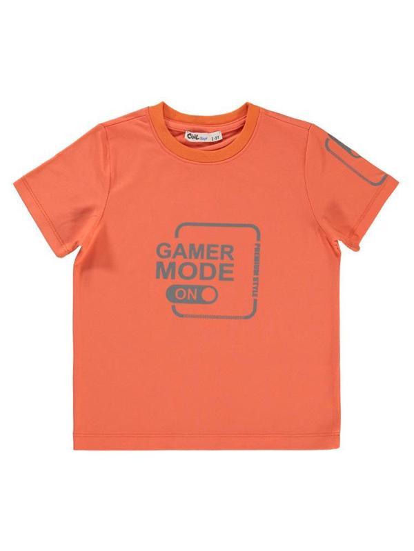 Civil Boys Gamer Mode Reflektör Baskılı 2-5 Yaş Tişört - Turuncu4-5 Yaş - Image 1