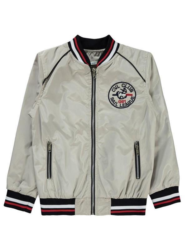 Civil Boys Nakışlı 6-9 Yaş Ceket - Gri8-9 Yaş - Image 1