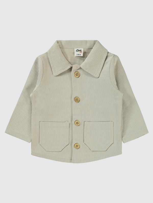 Civil Baby Cepli 6-18 Ay Gömlek - Gri18-24 Ay - Image 1