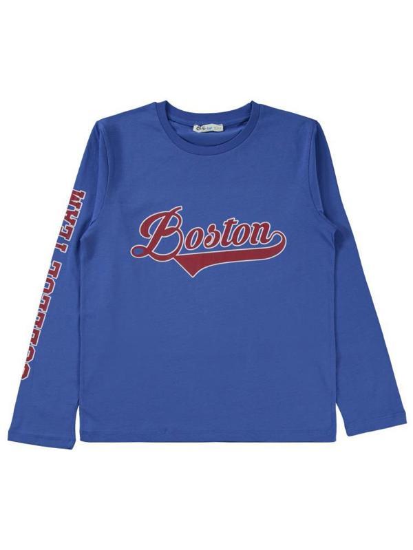 Civil Boys Boston Baskılı 10-13 Yaş Yelekli Sweatshirt - Gri11-12 Yaş - Image 1