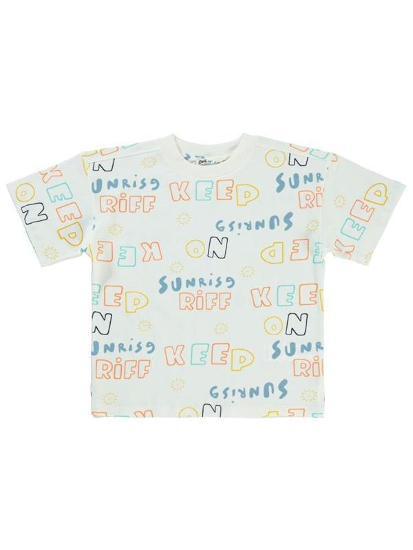 Civil Boys Keep On Empirme Oversize 6-9 Yaş Tişört - Bej6-7 Yaş - Image 1