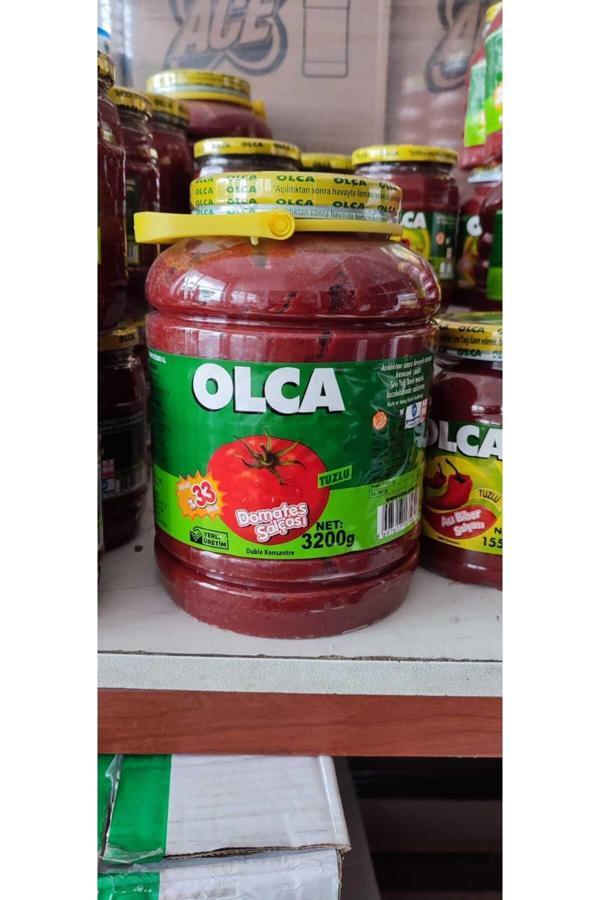 Olca Gıda Domates Salçası 3200 Gr Pet Kavanoz 33 Brix - Image 1