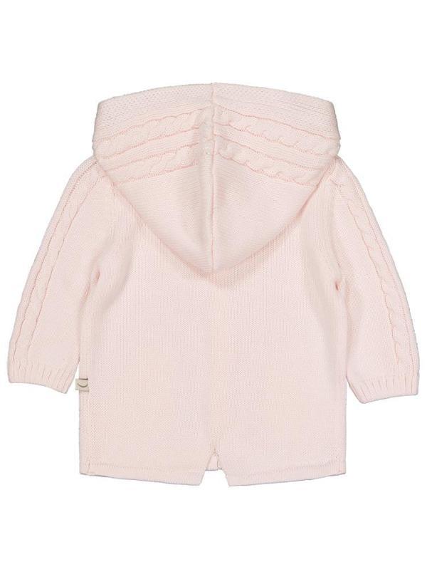 Beybek Kapşonlu Cepli 3-12 Ay Hırka - Pembe9-12 Ay - Image 1