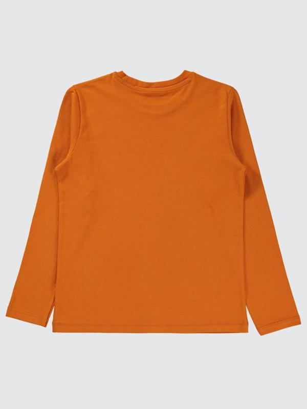 Civil Boys Mountain Baskılı 10-13 Yaş Sweatshirt - Turuncu13-14 Yaş - Image 1