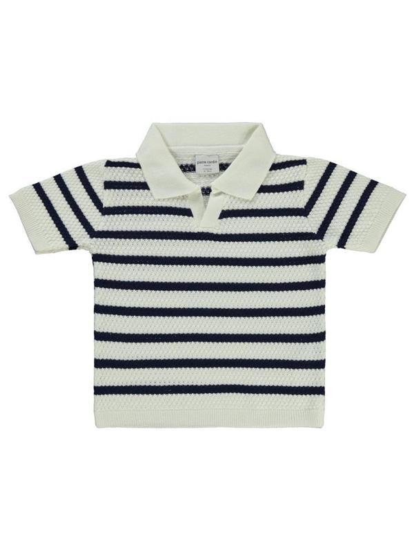 Pierre Cardin Çizgili Tiriko 2-5 Yaş Tişört - Lacivert5-6 Yaş - Image 1