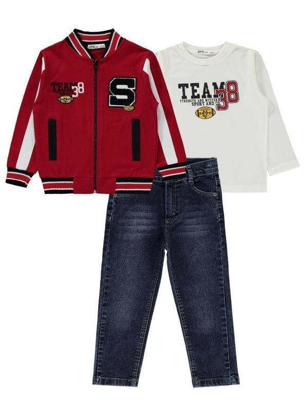 Civil Boys Erkek Çocuk Takım 2-5 Yaş - Kırmızı4-5 Yaş - Image 1
