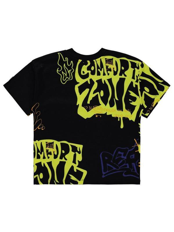 Civil Boys Graffiti Empirme 10-13 Yaş Tişört - Siyah10-11 Yaş - Image 1
