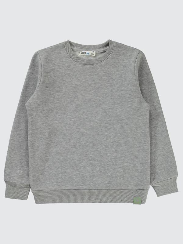 Civil Boys Qr Kod Etiketli 10-13 Yaş Sweatshirt - Gri12-13 Yaş - Image 1