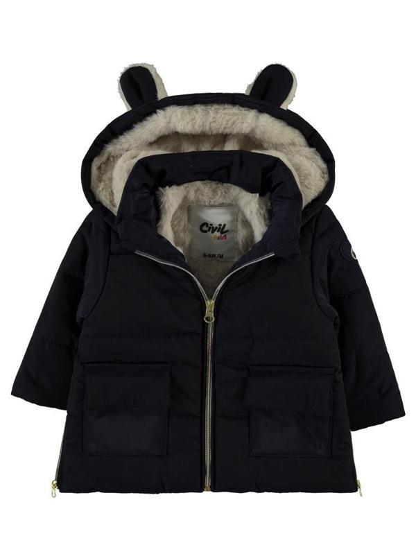Civil Baby Pelüş Kulaklı 6-18 Ay Mont - Lacivert12-18 Ay - Image 1