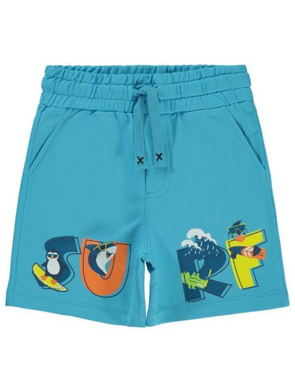 Civil Boys Surf Baskılı 2-5 Yaş Kapri - Mavi3-4 Yaş - Image 1