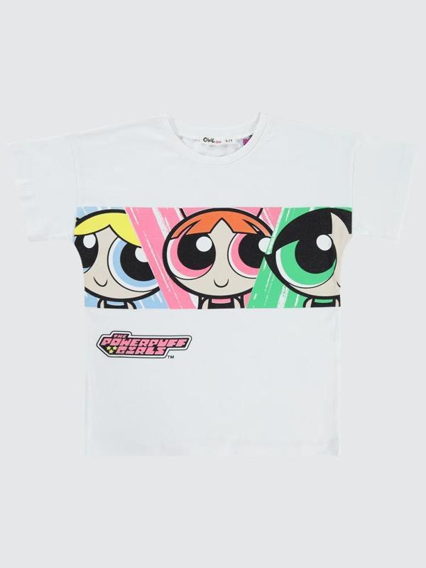 Powerpuff Girls 6-9 Yaş Tişört - Beyaz8-9 Yaş - Image 1
