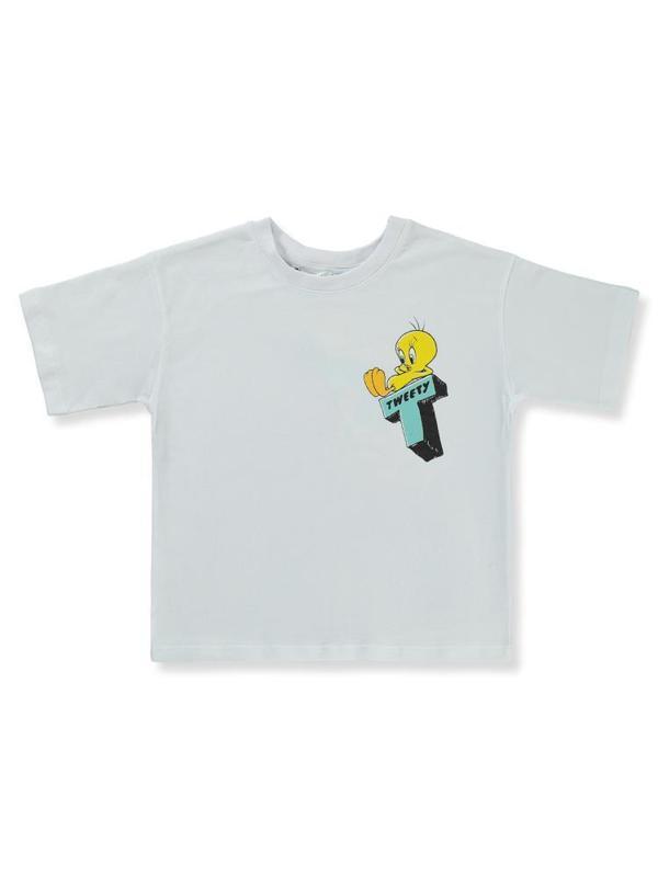 Tweety 6-9 Yaş Tişört - Beyaz6-7 Yaş - Image 1