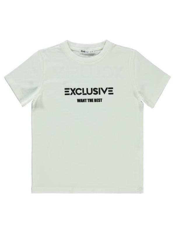 Civil Boys Exclusıve Baskılı 10-13 Yaş Tişört - Beyaz10-11 Yaş - Image 1