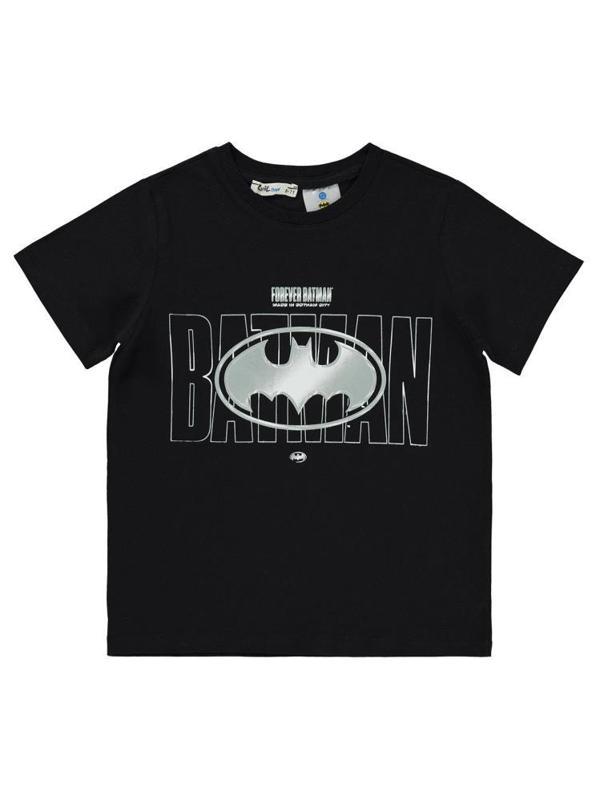Batman Logolu 6-9 Yaş Tişört - Siyah8-9 Yaş - Image 1