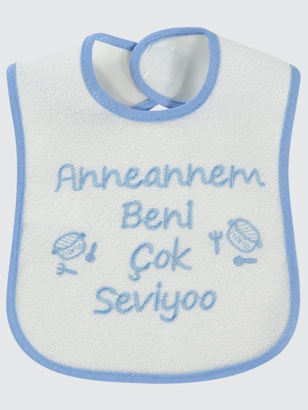 Civil Baby Annesi'Nin Minik Kuzusu Nakışlı Mama Önlüğü - StandartStandart - Image 1