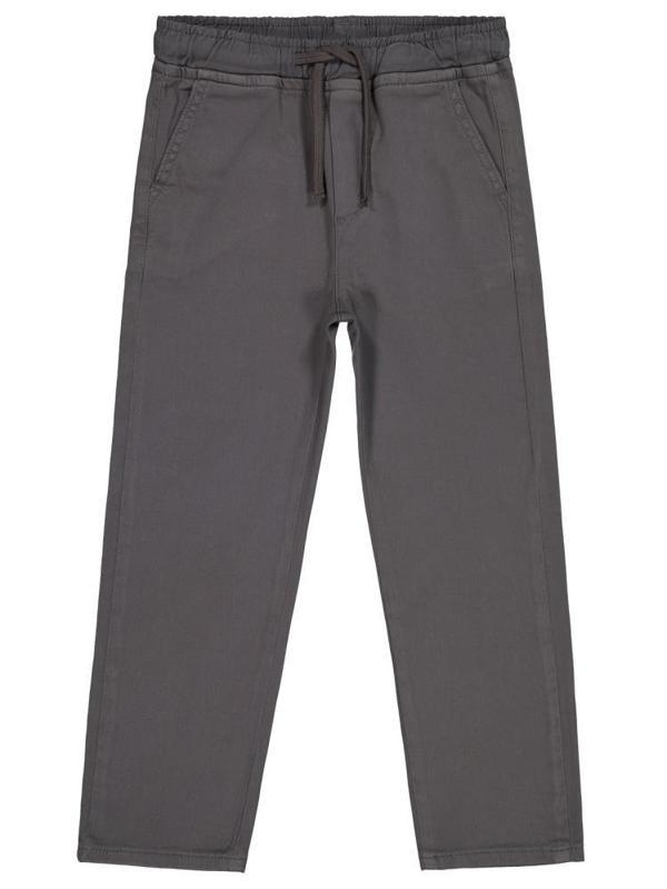 Civil Boys Beli Lastikli Chinno 6-9 Yaş Pantolon - Gri6-7 Yaş - Image 1