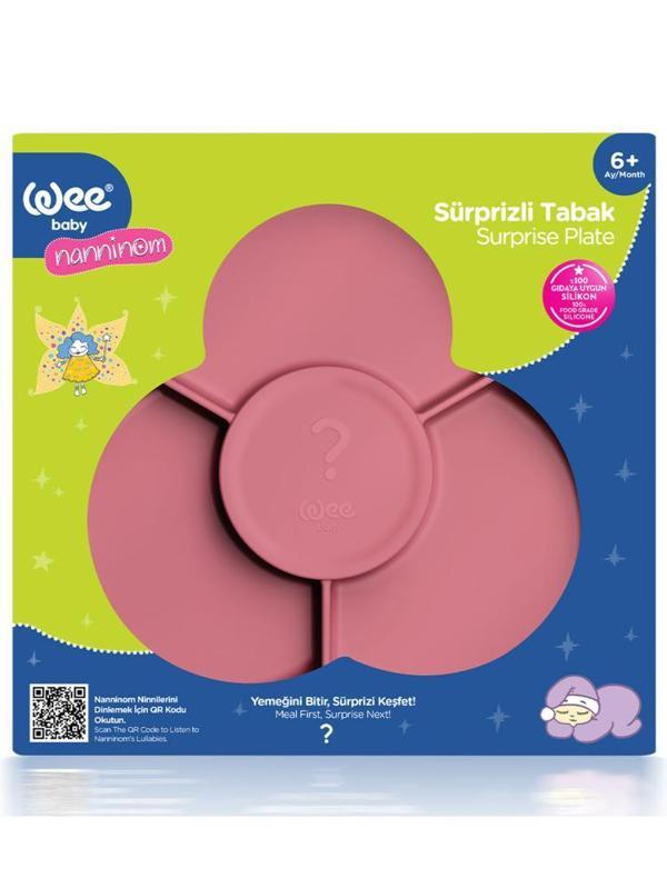 Wee Baby Nanninom Silikon Sürpriz Tabak  - PembeStandart - Image 1