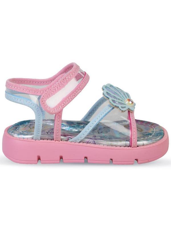 Civil Girls Dolgu Topuk 21--Numara Sandalet - Pembe25 - Image 1
