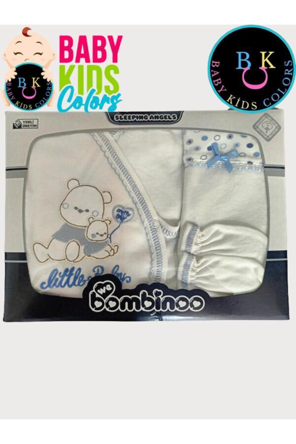 Baby Kids Colors Yeni Doğan Yavru Ayı Hastane Çıkışı 5Li Zıbın Seti - Image 1