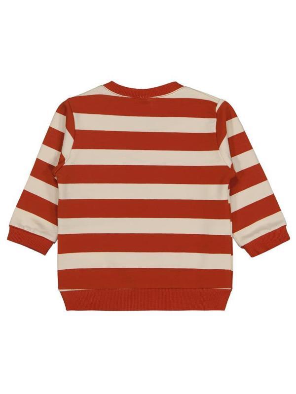 Civil Baby Kalın Çizgi Empirme 6-18 Ay Sweatshirt - Turuncu12-18 Ay - Image 1