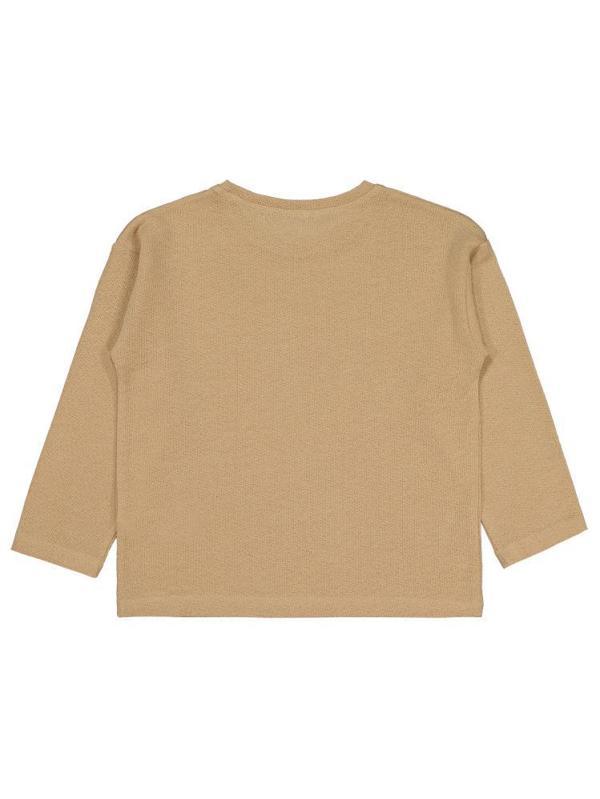 V24029   Civil Boys Jakarlı Basic 6-9 Yaş Sweatshirt - Bej9-10 Yaş - Image 1