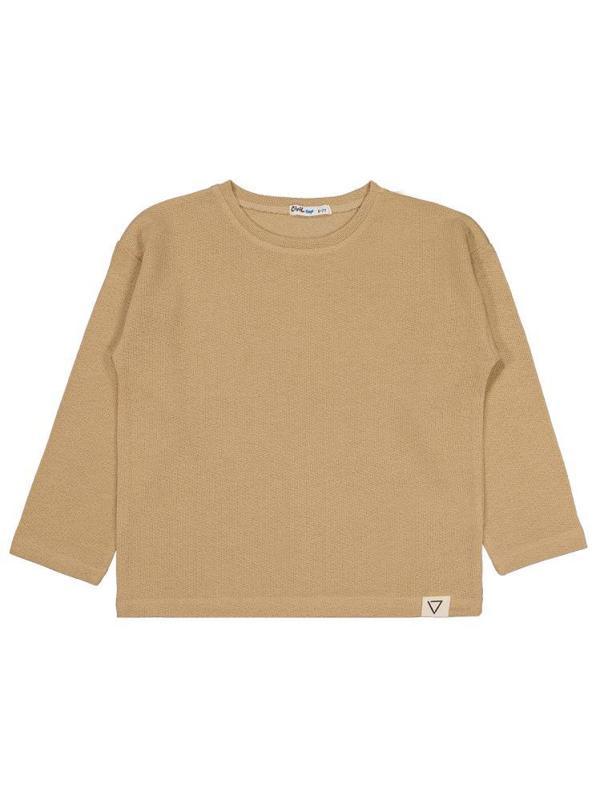 Civil Boys Jakarlı Basic 10-13 Yaş Sweatshirt - Bej10-11 Yaş - Image 1