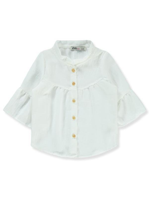 Civil Girls Valon Kol 2-5 Yaş Gömlek - Beyaz2-3 Yaş - Image 1