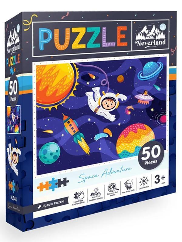 Neverland 50 Parça Puzzle - Uzay Macerası (Space Adventure) - StandartStandart - Image 1