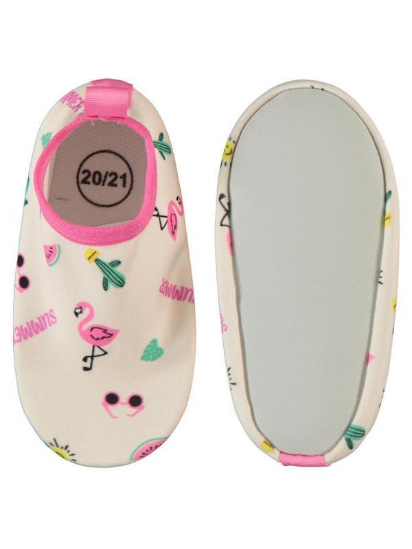 Civil Girls Flamingo Baskılı Tabansız 21-25 Numara Deniz Ayakkabısı - Pembe24 - Image 1