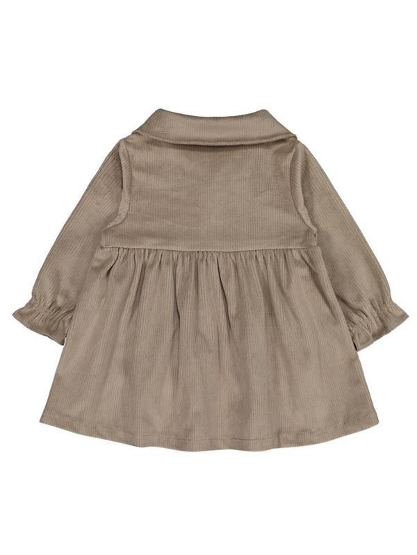 Civil Baby Düğme ve Cepli 6-18 Ay Elbise - Bej18-24 Ay - Image 1