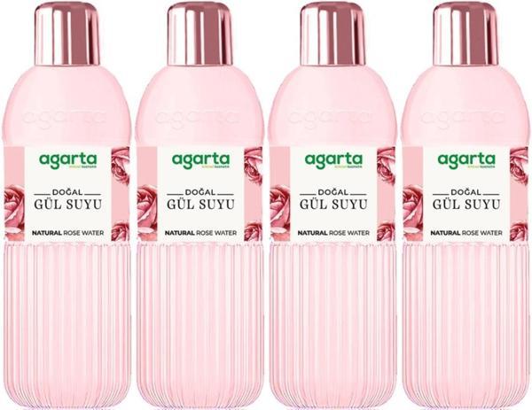 Agarta Doğal Gül Suyu 400ML (4 Lü Set) - Image 1