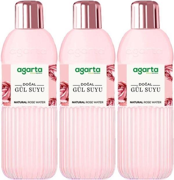 Agarta Doğal Gül Suyu 400ML (3 Lü Set) - Image 1