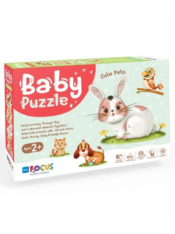Blue Focus Games Baby Puzzle - Pet Anımals (Evcil Hayvanlar) - StandartStandart - Image 1