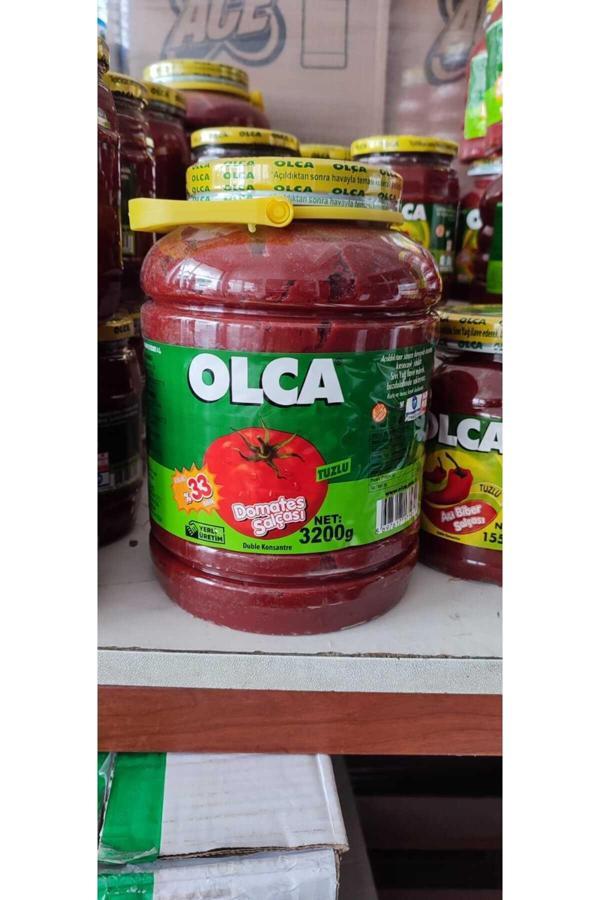 Olca Gıda Domates Salçası 3200 Gr Pet Kavanoz 33 Brix (2 Adet) - Image 1
