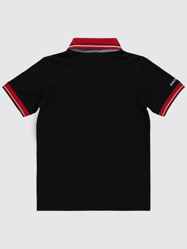 Civil Boys Polo Edition Nakışlı 6-9 Yaş Tişört - Siyah7-8 Yaş - Image 1