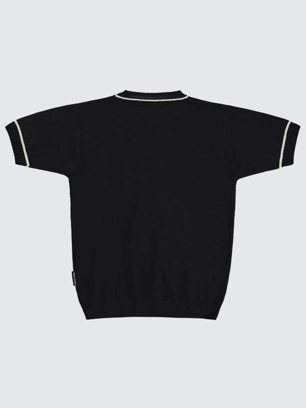 Pierre Cardin Triko Tişört 6-9 Yaş Tişört - Siyah6-7 Yaş - Image 1