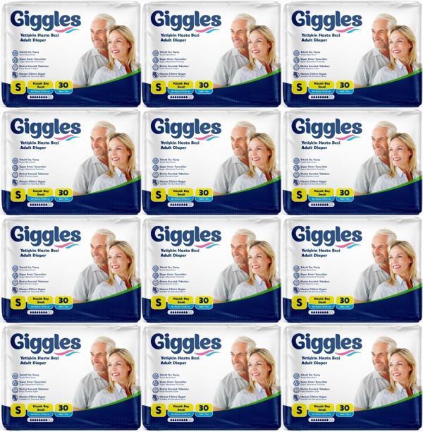 Giggles Hasta Bezi Yetişkin Bel Bantlı Tekstil Yüzey Küçük - Small (S) 360 Adet (12PK*30) - Image 1