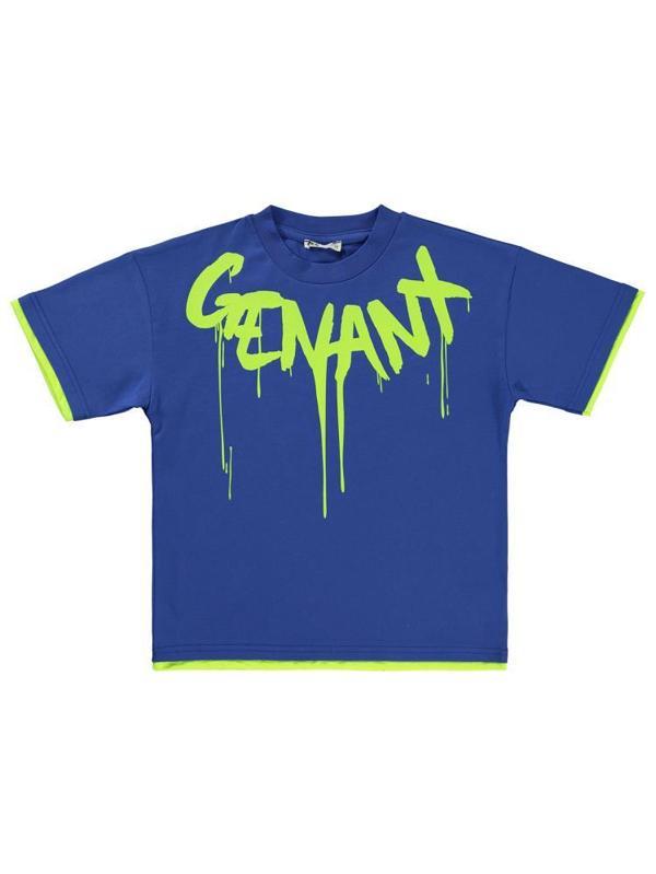Civil Boys Genanx Baskılı 10-13 Yaş Tişört - Mavi10-11 Yaş - Image 1