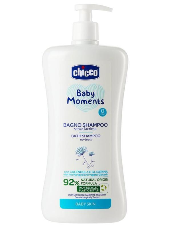 Chicco Baby Moments Doğal Saç ve Vücut Şampuanı 750 ml - StandartStandart - Image 1