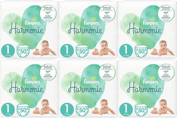 Prima Pampers Harmonie Bebek Bezi Beden:1 (2-5Kg) Yeni Doğan 300 Adet Eksta Ultra Fırsat Pk - Image 1