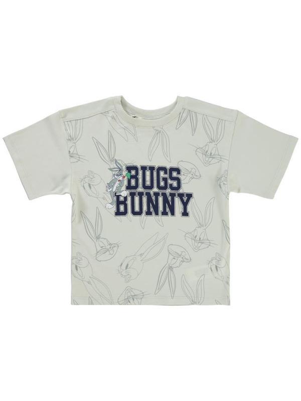 Bugs Bunny Baskılı 2-5 Yaş Tişört - Gri2-3 Yaş - Image 1