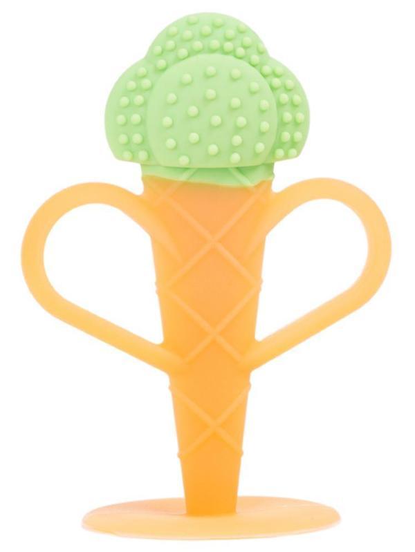Pandish Ice Ice Baby Silikon Diş Kaşıyıcı - YeşilStandart - Image 1